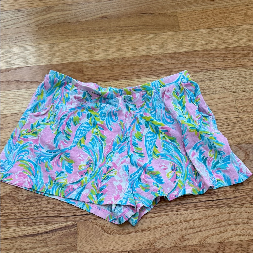 Lilly Pulitzer Vibrant Pink and Blue Kids Shorts